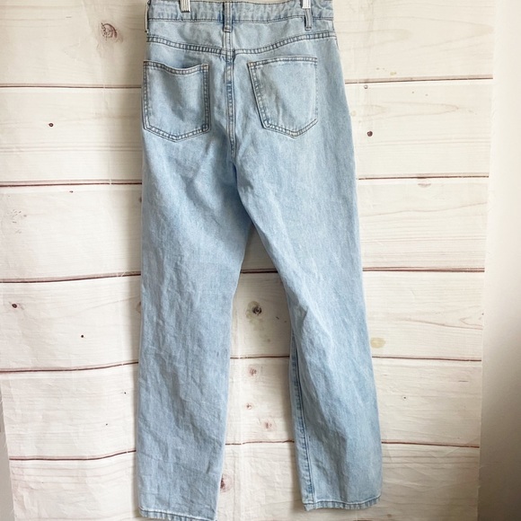 Shein High Waist Distressed Jeans - Picture 4 of 5